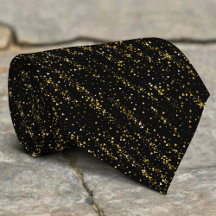 Golden Triangle Dots Black Background Shiny Luxury