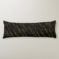Golden Triangle Dots On Black Background Shiny Lux