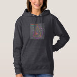 Golden Triangle & Fibonacci Numbers Hoodie<br><div class="desc">A Meditation in Spirals and Light In this design, the Golden Triangle folds into itself, drawn inward by the graceful sweep of an equiangular logarithmic spiral. It’s more than geometry—it’s motion, memory, and a truth that returns in new form. As Bernoulli (1654–1705) once said: “Eadem mutata resurgo”—“I shall arise the...</div>
