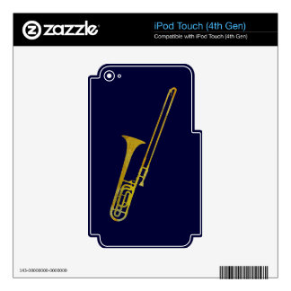 Golden Trombone iPod Touch 4G Skin