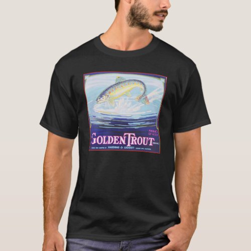 Golden Trout Brand Vintage Label