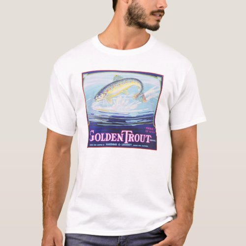 Golden Trout Brand Vintage Label