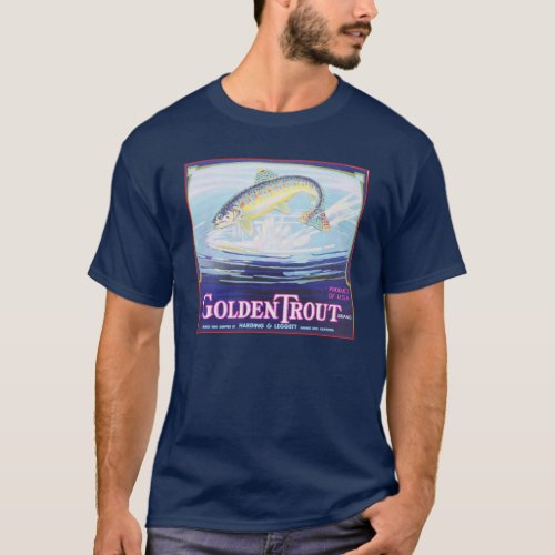 Golden Trout Brand Vintage Label