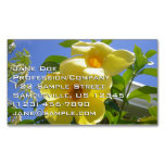 Golden Trumpet Flowers I Business Card Magnet