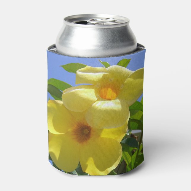 Golden Trumpet Flowers I Can Cooler (Can Front)