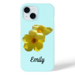 Golden Trumpet Flowers I iPhone 15 Case