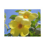 Golden Trumpet Flowers I Doormat