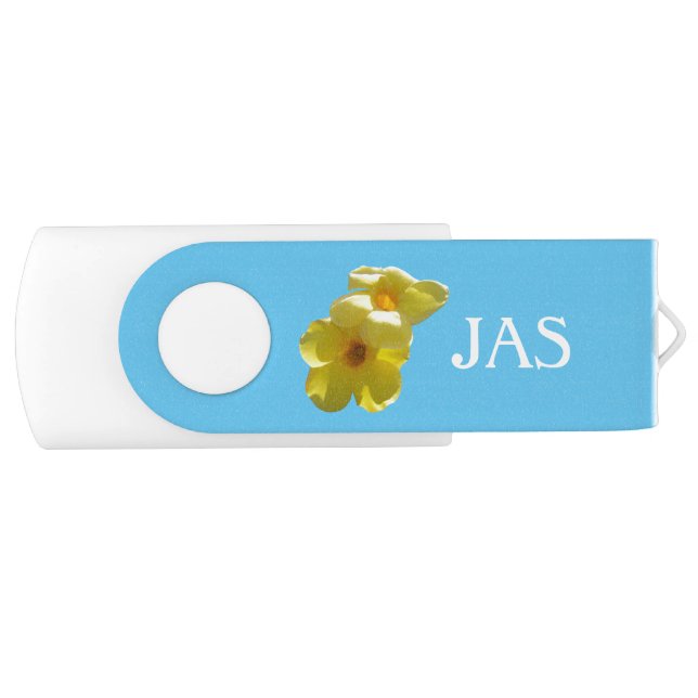 Golden Trumpet Flowers I Flash Drive (Front)