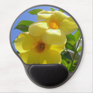 Golden Trumpet Flowers I Gel Mouse Pad