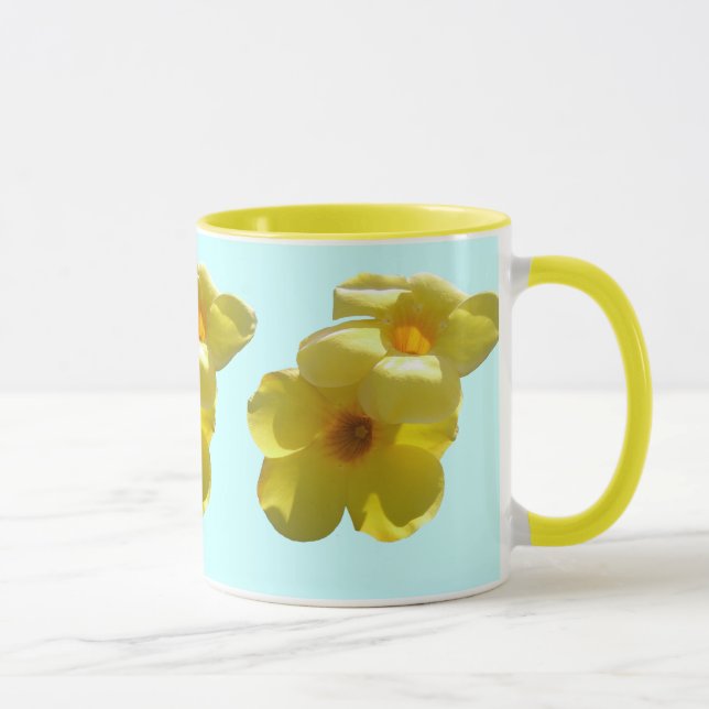 Golden Trumpet Flowers I Mug (Right)