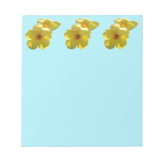 Golden Trumpet Flowers I Notepad