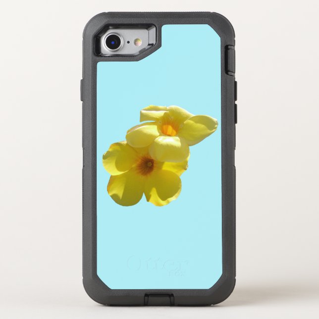 Golden Trumpet Flowers I Otterbox iPhone Case (Back)
