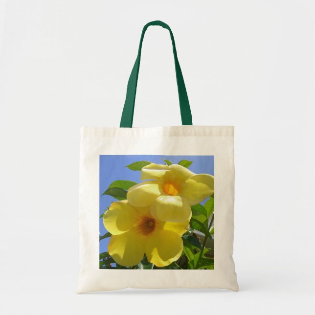 Golden Trumpet Flowers I Tote Bag (Front)