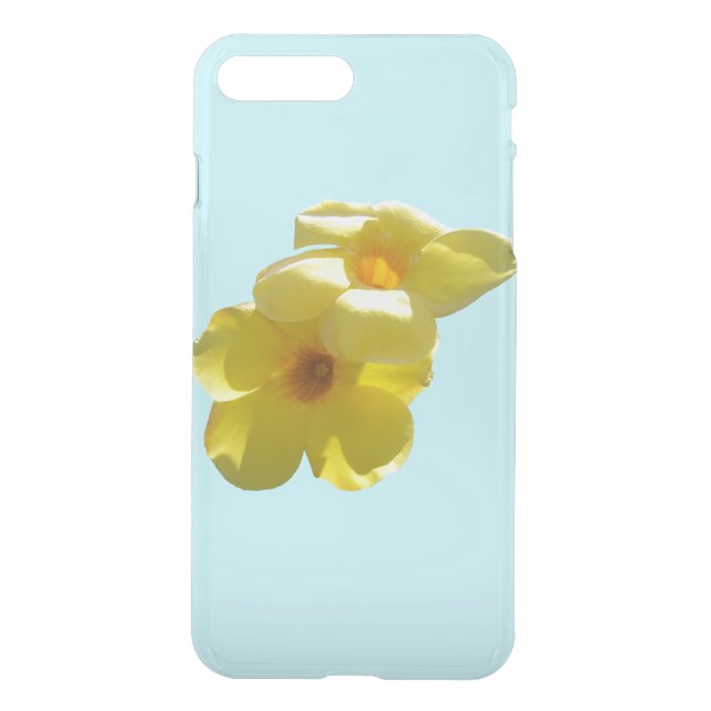 Golden Trumpet Flowers I Uncommon iPhone Case (Back)
