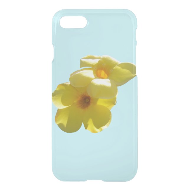 Golden Trumpet Flowers I Uncommon iPhone Case (Back)