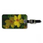 Golden Trumpet Flowers II Tropical Luggage Tag