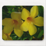 Golden Trumpet Flowers II Tropical Mouse Pad