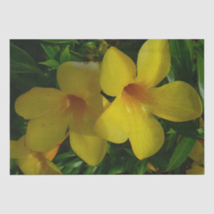 Golden Trumpet Flowers II Tropical Tissue Paper