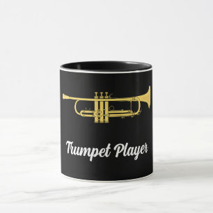 Golden Trumpet Music Player Mug