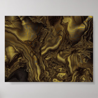 Golden Turbulence Poster