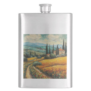 Golden Tuscany Dreams Flask