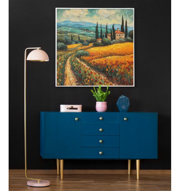 Golden Tuscany Dreams Framed Art (Creator Uploaded)