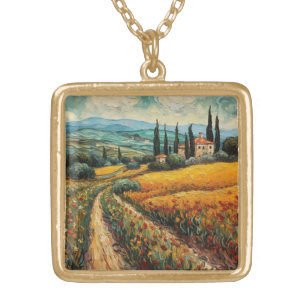 Golden Tuscany Dreams Gold Plated Necklace
