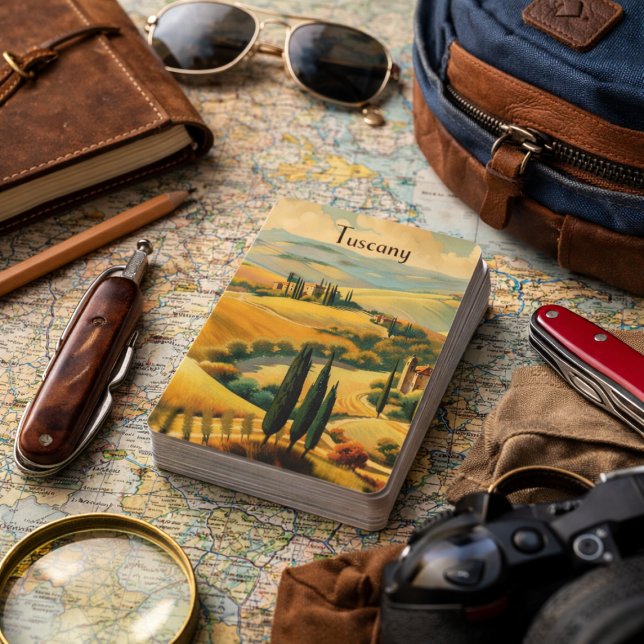 Golden Tuscany Dreams Poker Cards (Creator Uploaded)