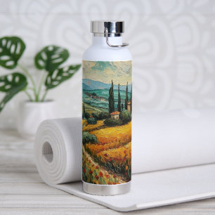 Golden Tuscany Dreams Water Bottle