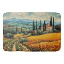 Golden Tuscany Wildflower Countryside Landscape