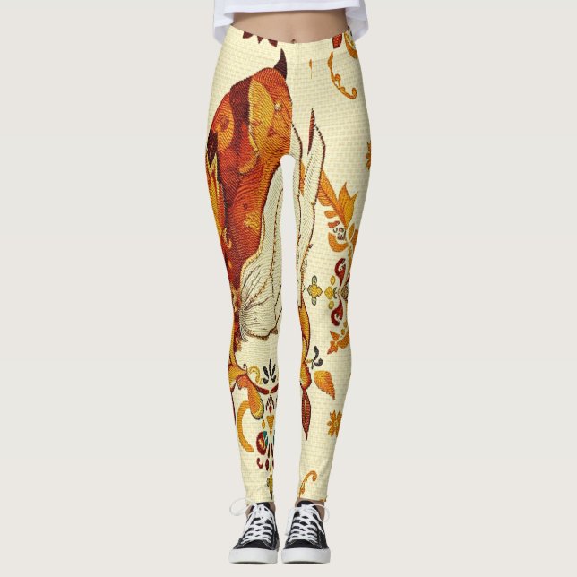 Golden twist  leggings (Front)