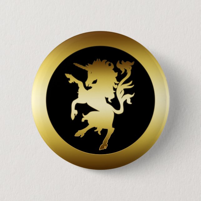 GOLDEN UNICORN BUTTON (Front)
