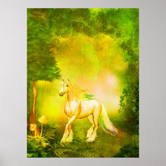 Golden Unicorn Poster (Front)