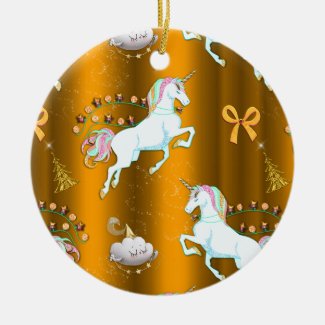 Golden Unicorns Christmas