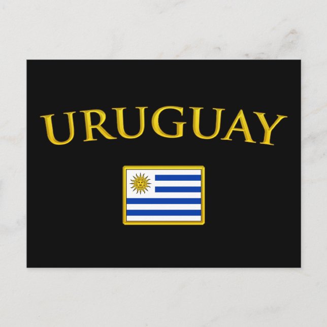 Golden Uruguay Postcard (Front)