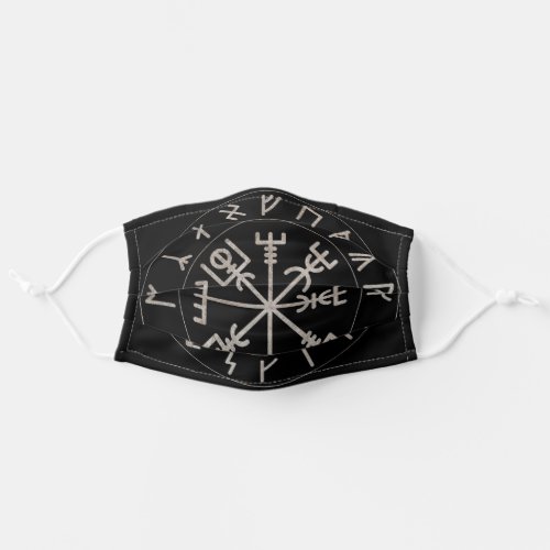 Golden vegvisir adult cloth face mask