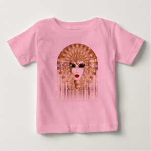 Golden Venice Carnival Party Mask Baby T-Shirt