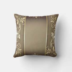 Golden Vine 16” x 16”  Throw Pillow