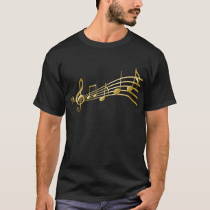 Golden violin key T-Shirt