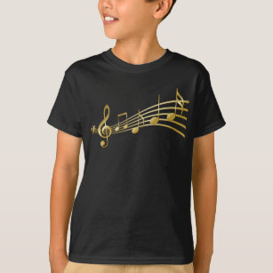 Golden violin key T-Shirt