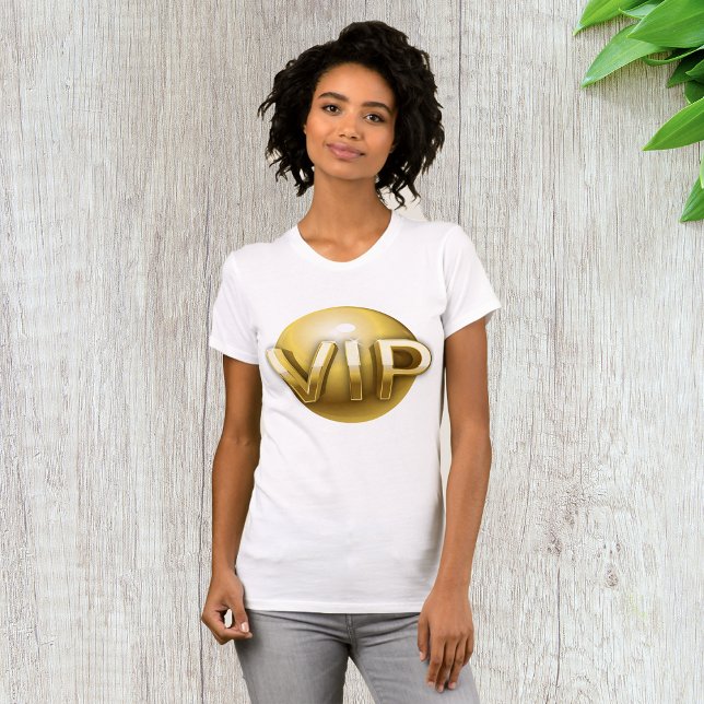 Golden VIP Womens T-Shirt (Creator Uploaded)