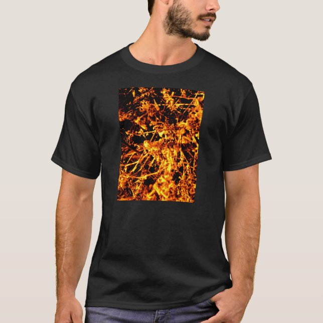 Golden virus sci-fi t-shirt (Front)