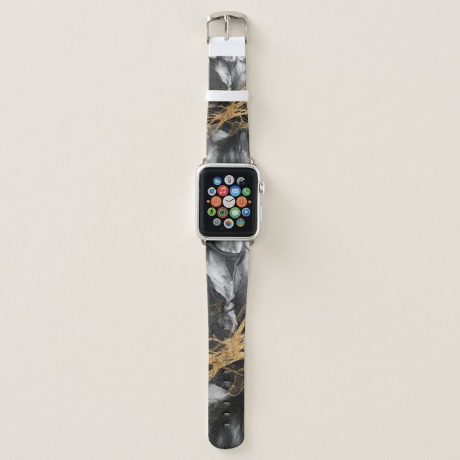 Golden Vortex I Apple Watch Band (Front)