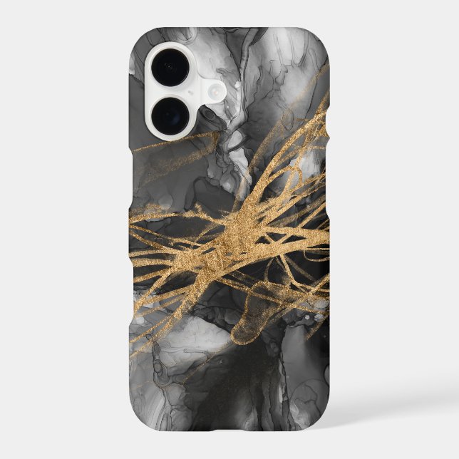 Golden Vortex I Iphone Case (Back)