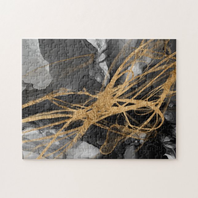 Golden Vortex I Jigsaw Puzzle (Horizontal)