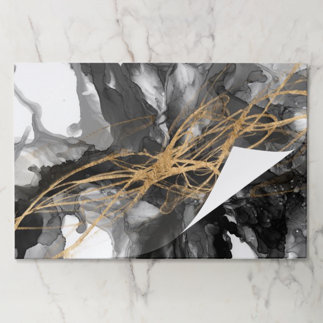 Golden Vortex I Paper Pad (Folded)