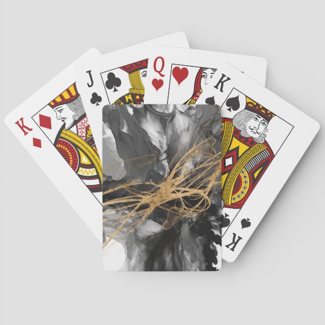 Golden Vortex I Poker Cards (Back)