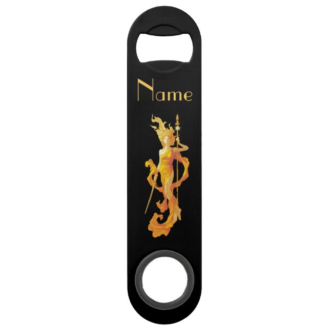 Golden Warrior Goddess Thunder_Cove  Bar Key (Front)