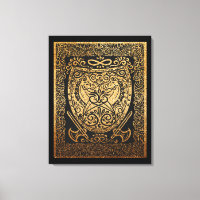  Golden Warrior Shield – Intricate Viking-Inspired