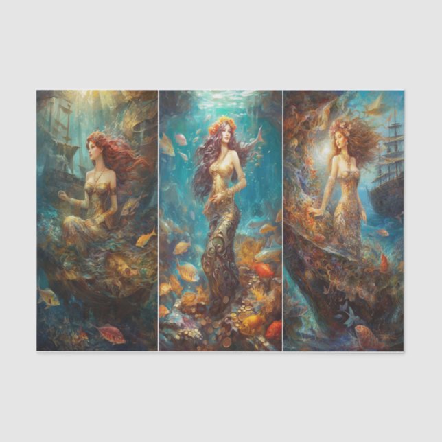 Golden Waters Tissue Paper (Front)